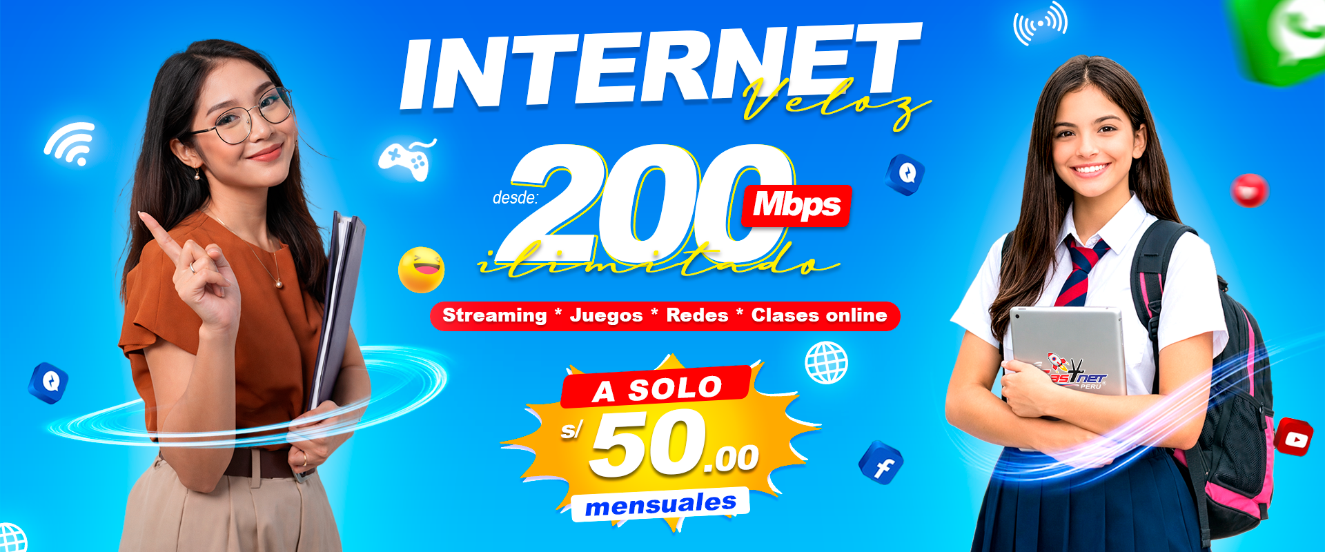 Nuevas promociones FASTNETPERU